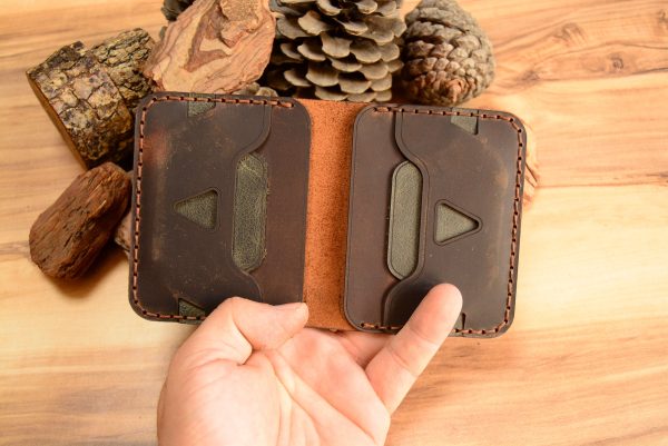Double Agave Bi-Fold Card Holder - Image 6