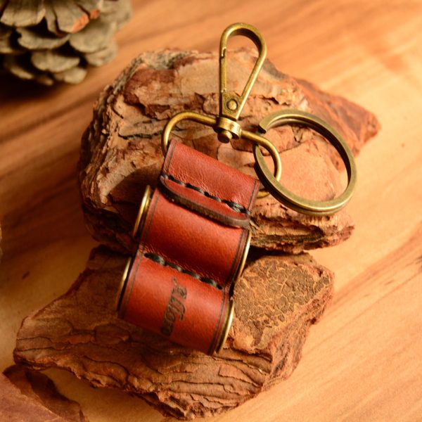 Alloro Leather Keychain 36 Caliber
