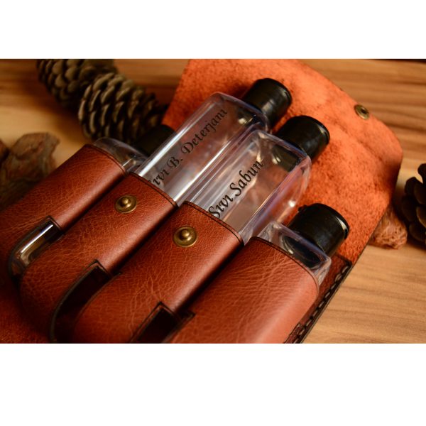 4 Bottle Mini Camping Travel Bottles for Hygiene - Image 8